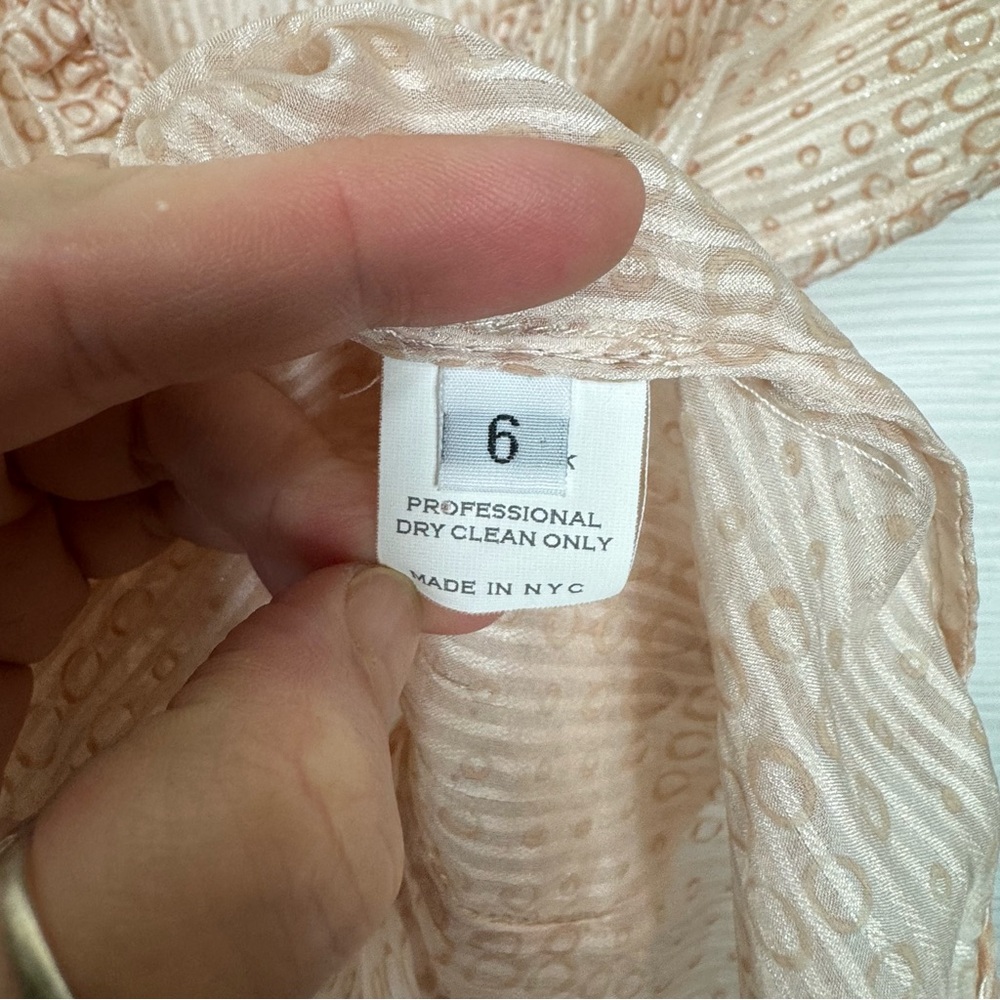 Ulla Johnson light pink silk blouse flawed - Picture 9 of 11